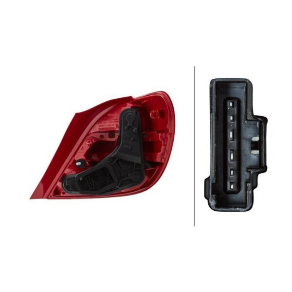 Rückleuchten Links Peugeot 207/207+ 2009+ – LED Original HELLA – Bild 2