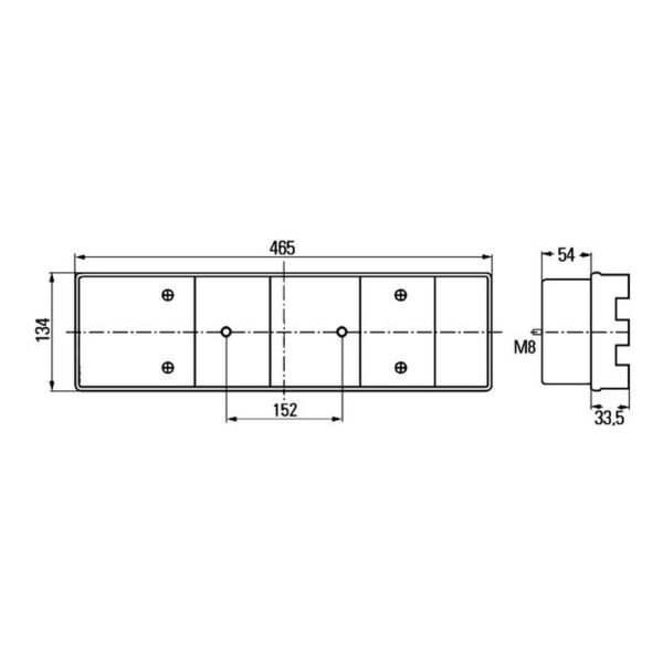 Rückleuchten Rechts Mercedes Sprinter 3-T Chassis 1995+ Original HELLA – Bild 3