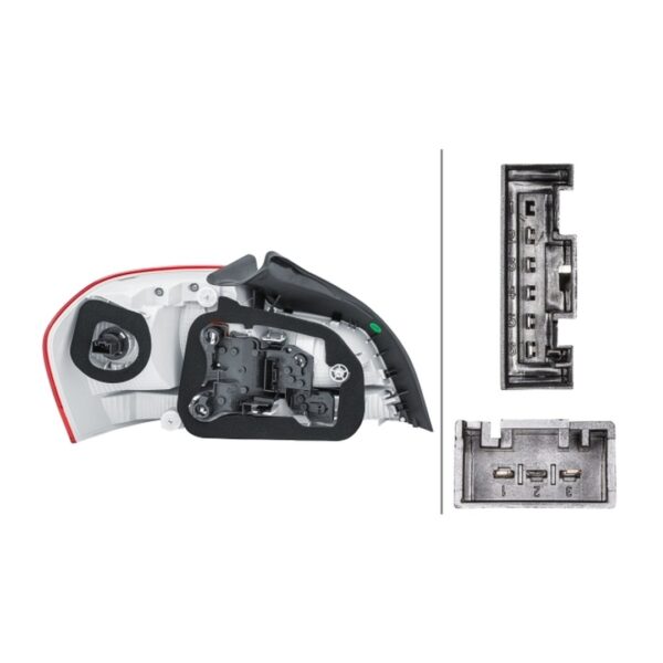 Fanale Destro Bmw Serie 1 Cabrio 2011+ Originale HELLA – foto 2