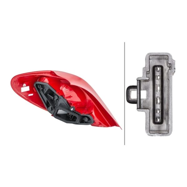 Rückleuchten Rechts Peugeot 207/207+ 2006+ Original HELLA – Bild 2