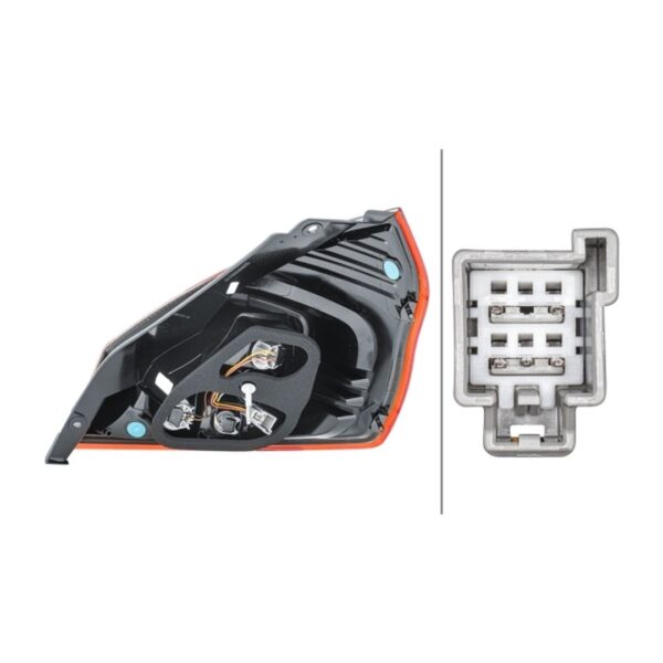 Fanale Sinistro Ford Fiesta VI 2013+ Originale HELLA – foto 2