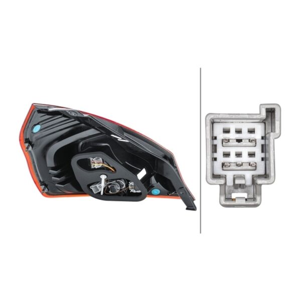 Fanale Destro Ford Fiesta VI 2013+ Originale HELLA – foto 2