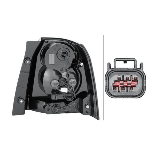 Fanale Sinistro Land Rover Freelander 2 2012+ – LED Originale HELLA – foto 2