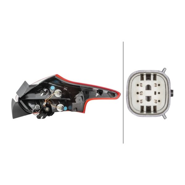 Rückleuchten Links Ford Focus III 2014+ Original HELLA – Bild 2