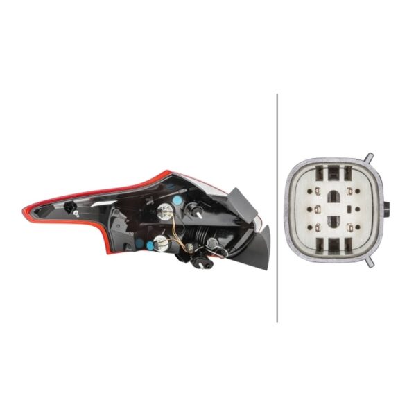 Fanale Destro Ford Focus III 2014+ Originale HELLA – foto 2
