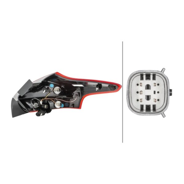 Rückleuchten Links Ford Focus III 2014+ – LED Original HELLA – Bild 2