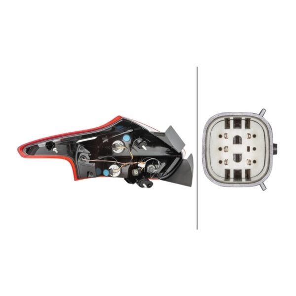 Fanale Destro Ford Focus III 2014+ – LED Originale HELLA – foto 2