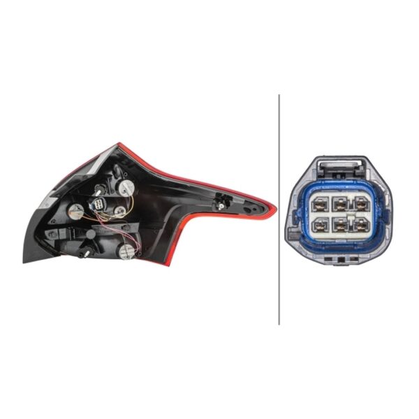 Fanale Sinistro Ford Focus III 2011+ Originale HELLA – foto 2