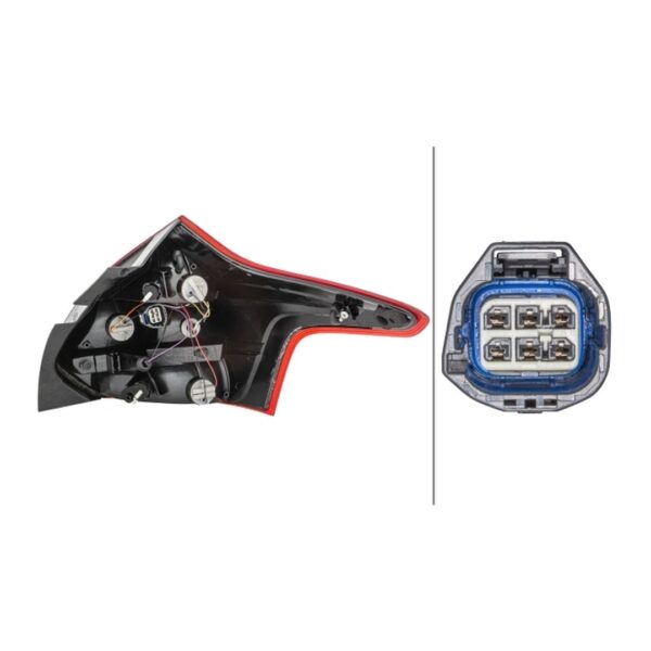 Fanale Sinistro Ford Focus III 2011+ – LED Originale HELLA – foto 2