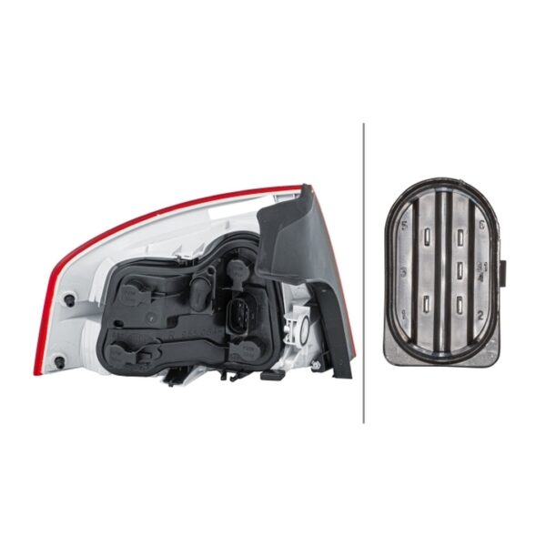 Fanale Destro Audi A4 2004+ Originale HELLA – foto 2