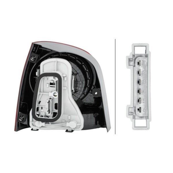 Fanale Destro Volkswagen Polo 2005+ Originale HELLA – foto 2