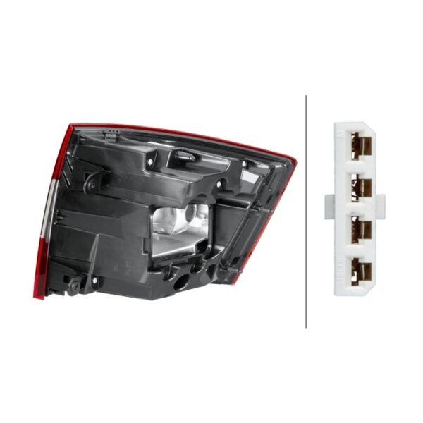 Gruppo Ottico Sinistro Skoda Octavia III Combi 2017+ – LED Originale HELLA – foto 2