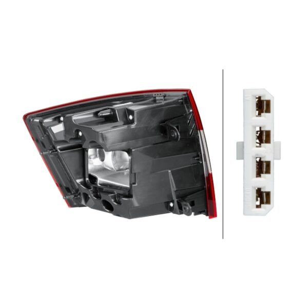 Gruppo Ottico Destro Skoda Octavia III Combi 2017+ – LED Originale HELLA – foto 2