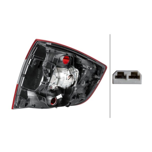 Linke Scheinwerfergruppe Skoda Rapid 2012+ – LED Original HELLA – Bild 2
