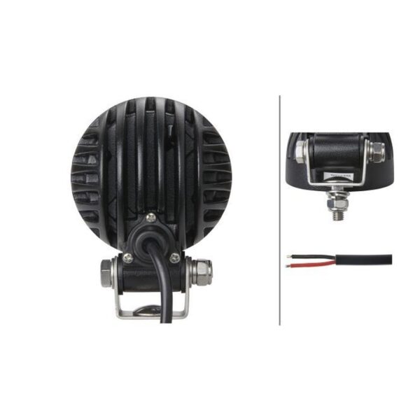 Faro da Lavoro LED 500 Lumen 12/24V – Fascio Ampio, Montaggio a staffa – HELLA R600 VALUEFIT – foto 2