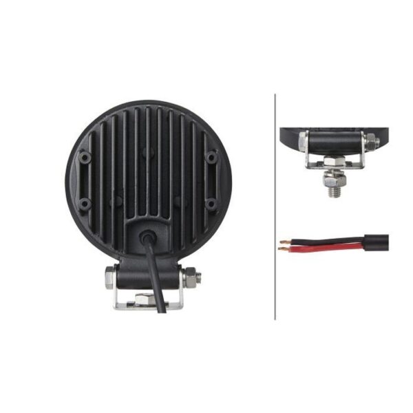 Faro da Lavoro LED 1.500 Lumen 12/24V – Fascio Ampio, Montaggio a staffa – HELLA R1500 VALUEFIT – foto 2