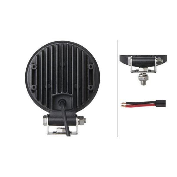 Faro da Lavoro LED 900 Lumen 12/24V – Fascio Ampio, Montaggio a staffa – HELLA R900 VALUEFIT – foto 2