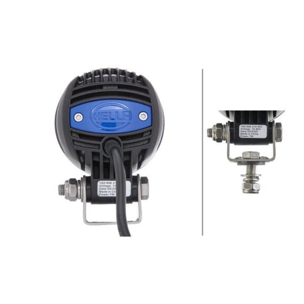 Faro da Lavoro LED – Fascio concentrato, Montaggio a staffa – HELLA – foto 2