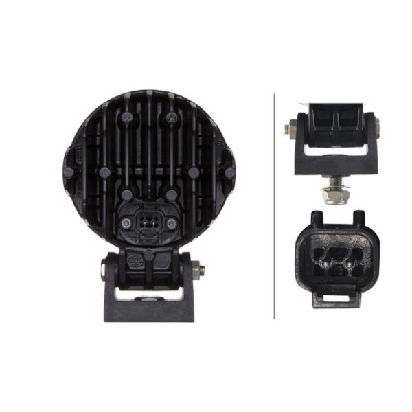 Faro da Lavoro LED 12/24V – Fascio Lungo Raggio, Montaggio a staffa – HELLA – foto 2