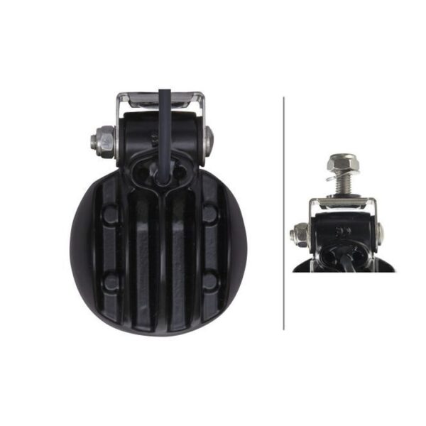 Faro da Lavoro LED 800 Lumen 12/24V – Fascio Ampio, Montaggio a staffa – HELLA – foto 2