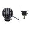 Faro da Lavoro LED 2.500 Lumen 12/24V – Fascio Ampio, Montaggio a staffa – HELLA – foto 2