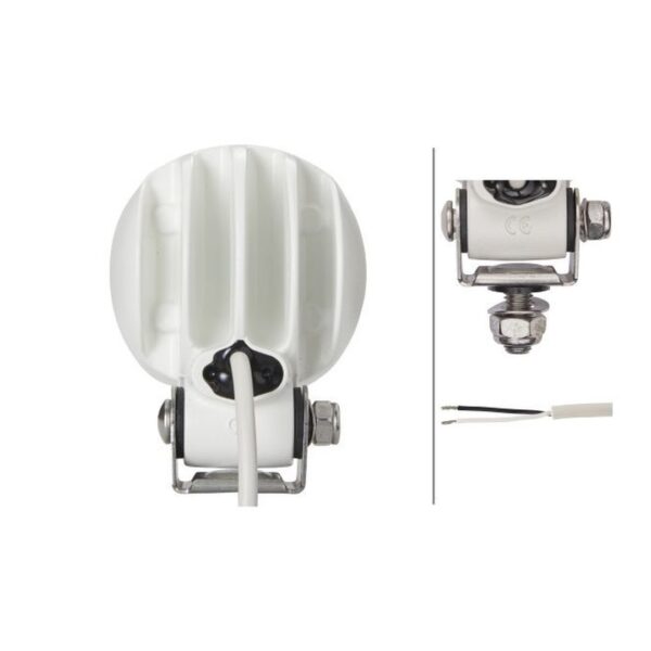 Faro da Lavoro LED 2.500 Lumen – Fascio Lungo Raggio, Montaggio a staffa – HELLA – foto 2