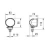 Faro da Lavoro LED 2.500 Lumen – Fascio Lungo Raggio, Montaggio a staffa – HELLA – foto 3