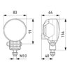 Faro da Lavoro LED 1.850 Lumen 12/24V – Fascio Lungo Raggio, Montaggio a staffa – HELLA – foto 2