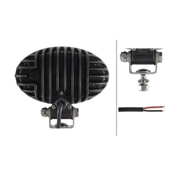 Faro da Lavoro LED 1.200 Lumen 12/24V – Fascio Ampio, Montaggio a staffa – HELLA O1200 VALUEFIT – foto 2