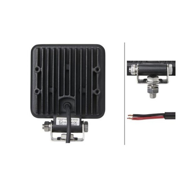 Faro da Lavoro LED 1.500 Lumen 12/24V – Fascio Ampio, Montaggio a staffa – HELLA S1500 VALUEFIT – foto 2