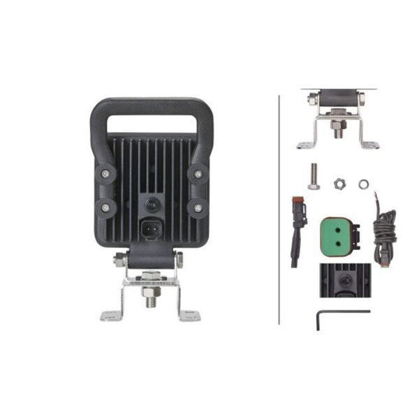 Faro da Lavoro LED 1.500 Lumen 12/24V – Fascio Ampio, Montaggio a staffa – HELLA S1500 VALUEFIT – foto 2