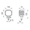 Faro da Lavoro LED 3.000 Lumen 12/24V – Fascio Lungo Raggio, Montaggio a staffa – HELLA S3000 VALUEFIT – foto 2