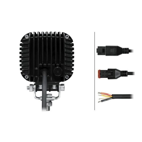 Faro da Lavoro LED 3.000 Lumen 12/24V – Fascio Lungo Raggio, Montaggio a staffa – HELLA S3000 2.0 VALUEFIT – foto 2