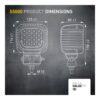 Faro da Lavoro LED 5.000 Lumen 12/24V – Fascio Lungo Raggio, Montaggio a staffa – HELLA S5000 VALUEFIT – foto 3