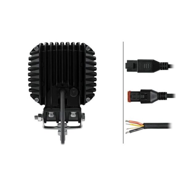 Faro da Lavoro LED 5.000 Lumen 12/24V – Fascio Lungo Raggio, Montaggio a staffa – HELLA S5000 2.0 VALUEFIT – foto 2