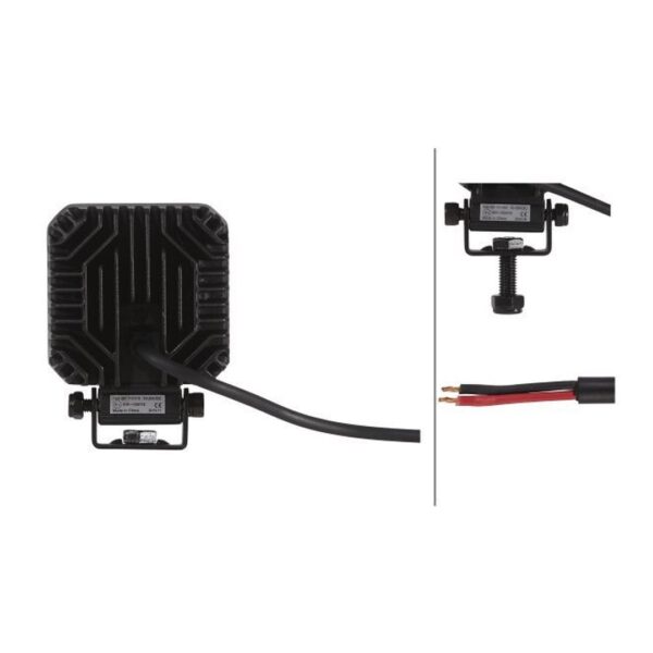 Arbeitsscheinwerfer LED 1.700 Lumen 12/24V – Breiter Lichtkegel, Bügelbefestigung – HELLA TS1700 VALUEFIT – Bild 2