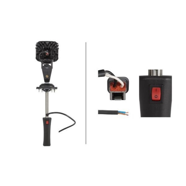 Faro da Lavoro LED 4.400 Lumen 12/24V – Fascio concentrato – HELLA – foto 2