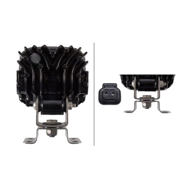 Faro da Lavoro LED 4.400 Lumen 12/24V – Fascio Ampio, Montaggio a bullone – HELLA – foto 2