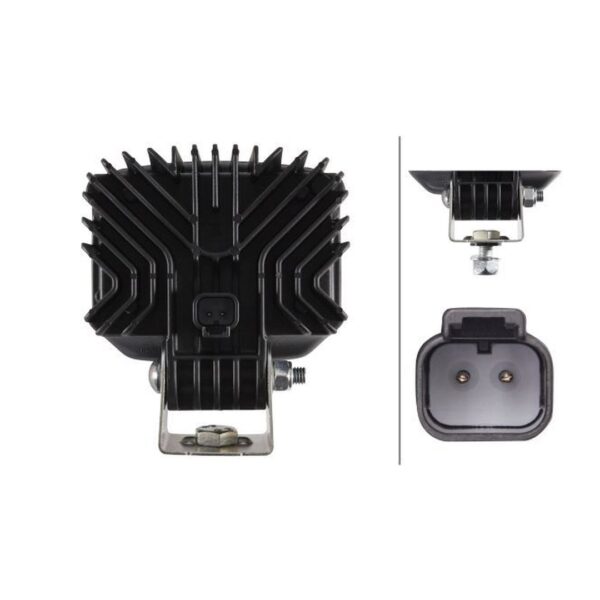 Faro da Lavoro LED 1.000 Lumen 12/24V – Fascio Lungo Raggio, Montaggio a staffa – HELLA – foto 2