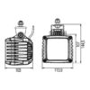 Faro da Lavoro LED 2.200 Lumen 12/24V – Fascio Ampio, Montaggio a staffa – HELLA – foto 3