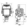 Faro da Lavoro LED 3.000 Lumen 12/24V – Fascio Ampio, Montaggio a palo/tubo – HELLA – foto 3