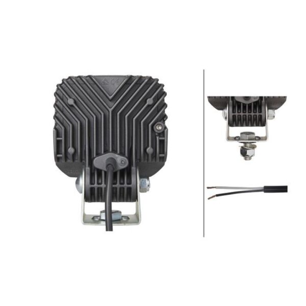 Faro da Lavoro LED 1.200 Lumen 12/24V – Montaggio a staffa – HELLA – foto 2
