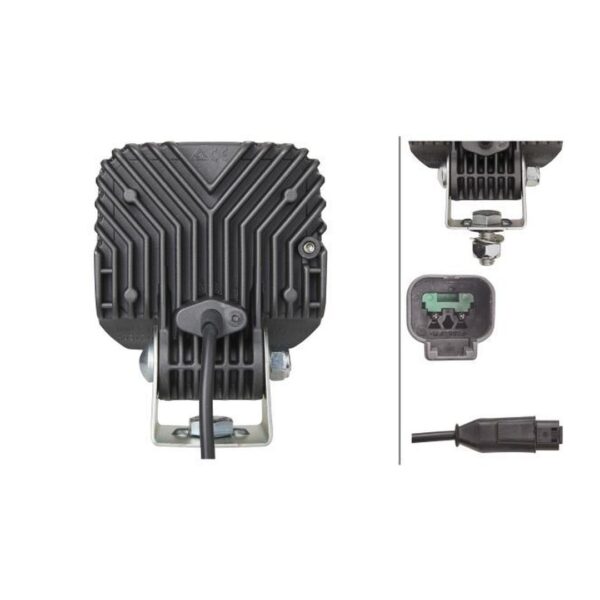 Faro da Lavoro LED 1.200 Lumen 12/24V – Montaggio a staffa – HELLA – foto 2