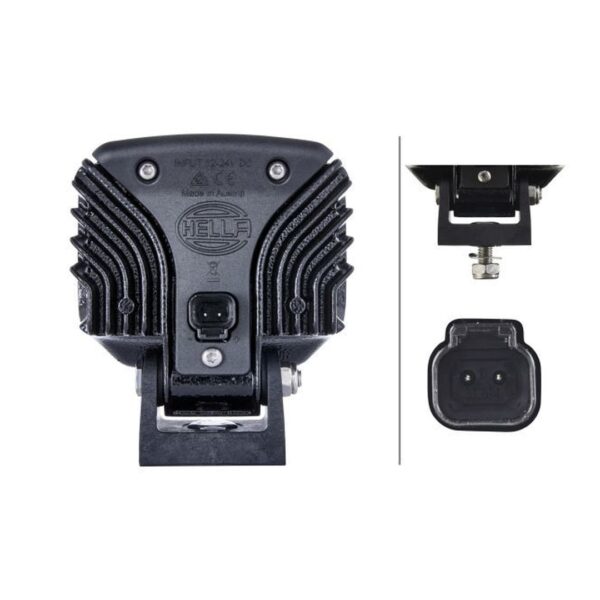 Faro da Lavoro LED 1.850 Lumen 24V – Fascio Ampio, Montaggio a bullone – HELLA – foto 2
