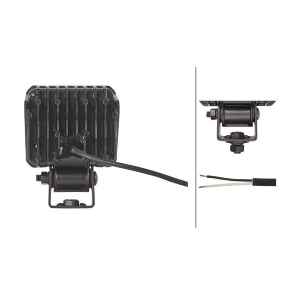 Faro da Lavoro LED 1.350 Lumen 12/24V – Fascio Lungo Raggio, Montaggio a staffa – HELLA – foto 2