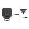 Faro da Lavoro LED 2.000 Lumen 12/24V – Fascio Lungo Raggio, Montaggio a staffa – HELLA – foto 2