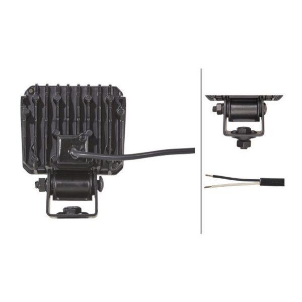 Faro da Lavoro LED 2.000 Lumen 12/24V – Fascio Lungo Raggio, Montaggio a staffa – HELLA – foto 2