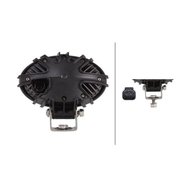 Faro da Lavoro LED 1.700 Lumen 12/24V – Fascio Ampio, Montaggio a staffa – HELLA – foto 2