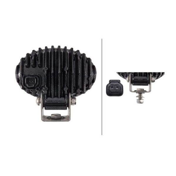 Faro da Lavoro LED 4.400 Lumen 12/24V – Fascio Lungo Raggio, Montaggio a staffa – HELLA – foto 2