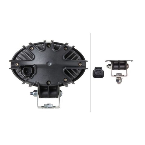Faro da Lavoro LED 1.850 Lumen 12/24V – Fascio Ampio, Montaggio a staffa – HELLA – foto 2